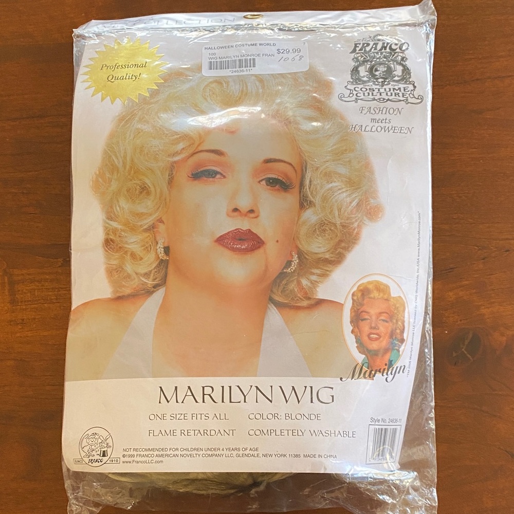 Marilyn Monroe Blonde Wig - Summerween